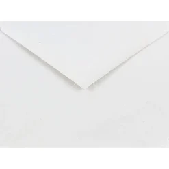 Best JAM Paper A6 Invitation Envelopes with V-Flap, 4.75 x 6.5, White, 25/Pack (J0567)
