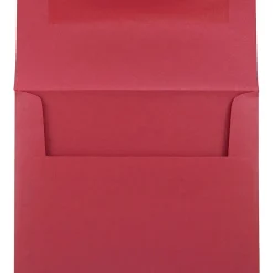 JAM Paper A2 Metallic Invitation Envelopes, 4.375 x 5.75, Stardream Jupiter Red, 25/Pack (SD5370 20)