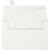 Online JAM Paper A4 Self Seal Booklet Envelope 4 1/4" x 6 1/4", Natural White, 50/Pack (4872-SN-50)