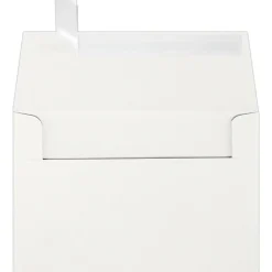 Online JAM Paper A4 Self Seal Booklet Envelope 4 1/4" x 6 1/4", Natural White, 50/Pack (4872-SN-50)