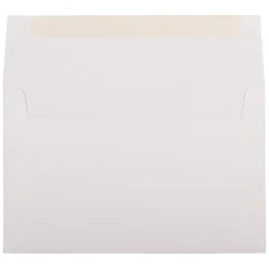 New JAM Paper A9 Strathmore Invitation Envelopes, 5.75 x 8.75, Bright White Wove, 25/Pack (31911140)