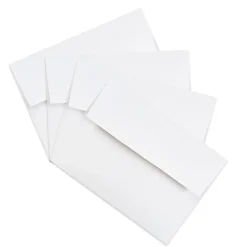 Sale JAM Paper 4Bar A1 Invitation Envelopes, 3.625 x 5.125, White, 50/Pack (47385H)