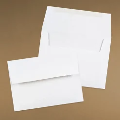 Sale JAM Paper 4Bar A1 Invitation Envelopes, 3.625 x 5.125, White, 50/Pack (47385H)