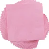 JAM Paper Beverage Napkin, 2-ply, Baby Pink, 50 Napkins/Pack (5255620713)