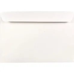 Online JAM Paper Booklet Envelope 6 1/2" x 9 1/2", White, 100/Pack (4241d)