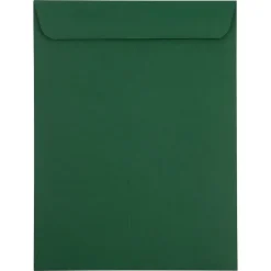 Clearance JAM Paper Catalog Envelope 9" x 12", Dark Green, 50/Pack (31287529i)