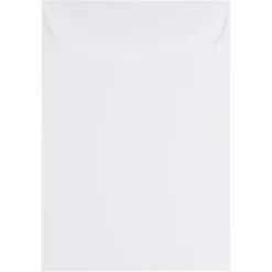 Best JAM Paper Catalog Envelope 7" x 10" ,White, 100/Pack (1623194d)