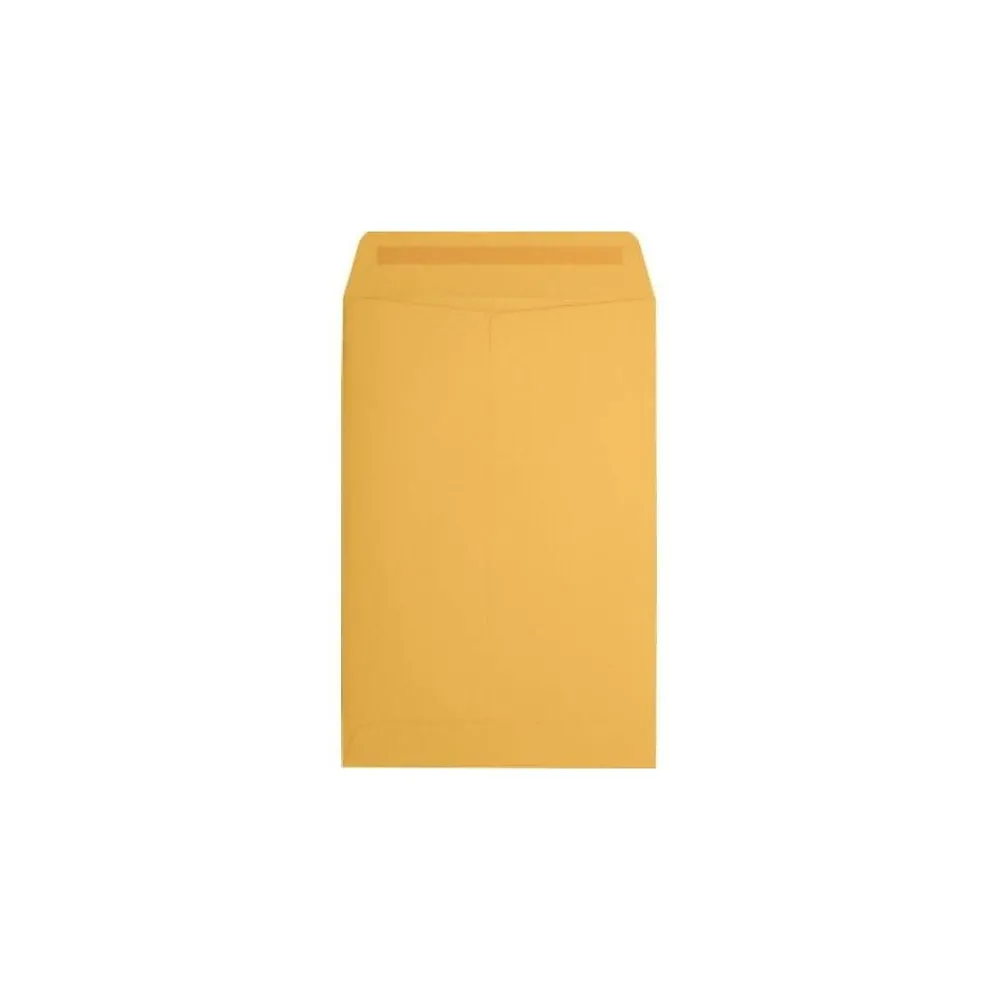 Outlet JAM Paper Catalog Envelope 6" x 9", Brown Kraft Manila, 50/Pack (1693i)