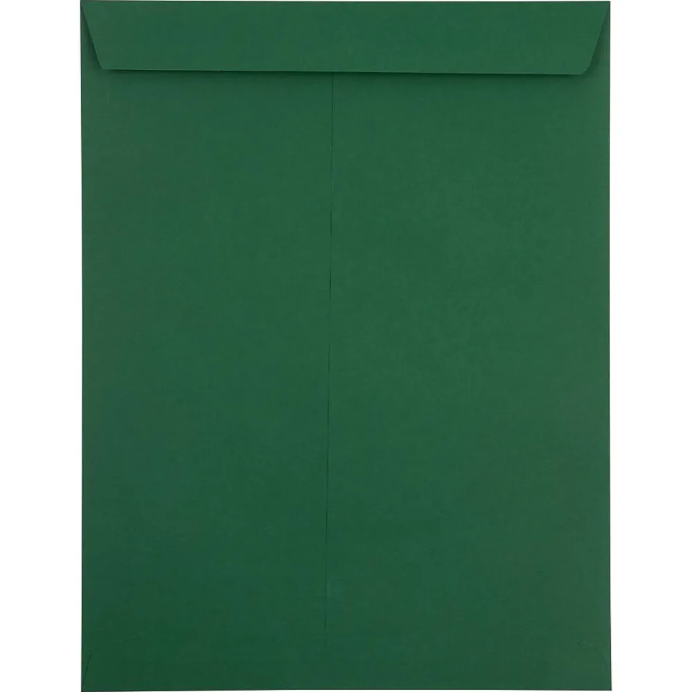 Online JAM Paper Catalog Envelope 10" x 13", Dark Green, 25/Pack (31287538)