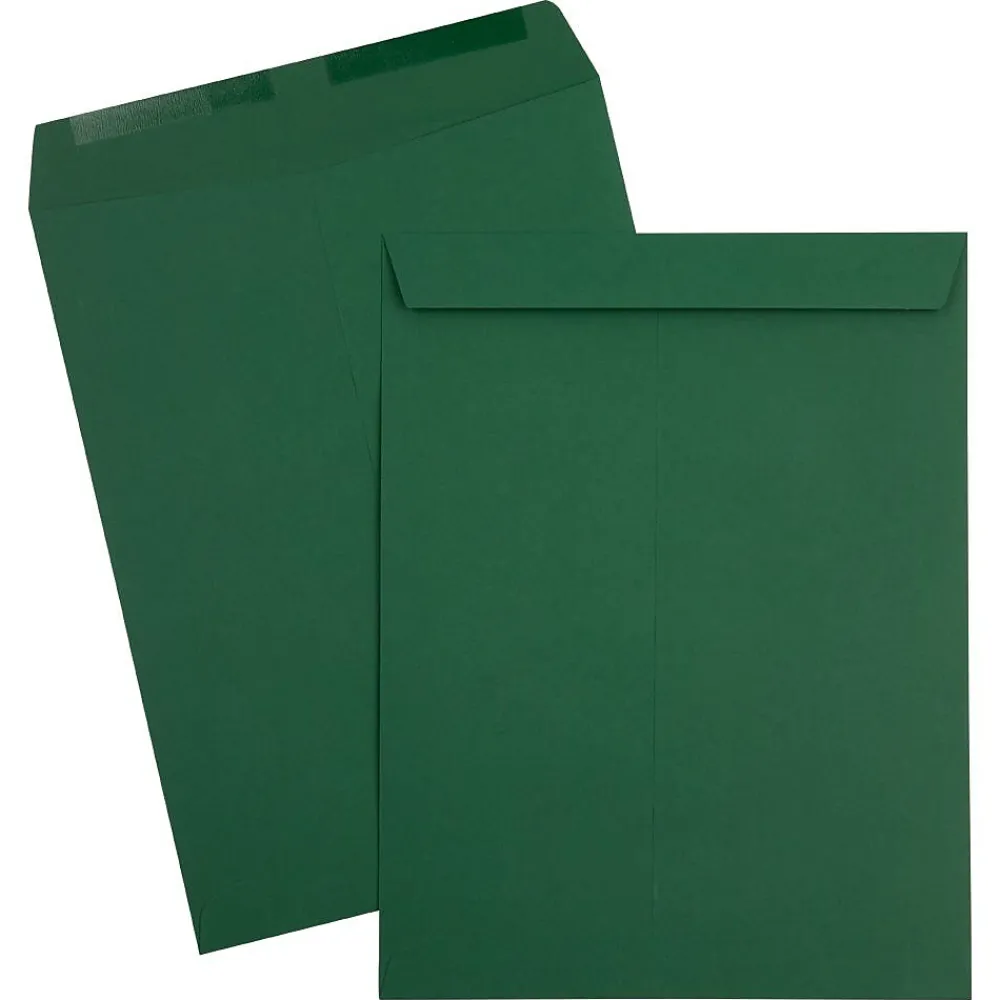 Online JAM Paper Catalog Envelope 10" x 13", Dark Green, 25/Pack (31287538)