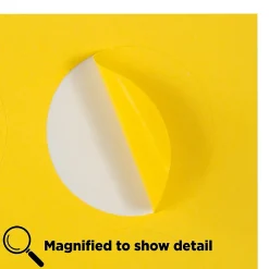 New JAM Paper Circle Round Label Sticker Seals, 1 2/3 Inch Diameter, , 24 Labels/Sheet, 5 Sheets/Pack (147627067) Yellow