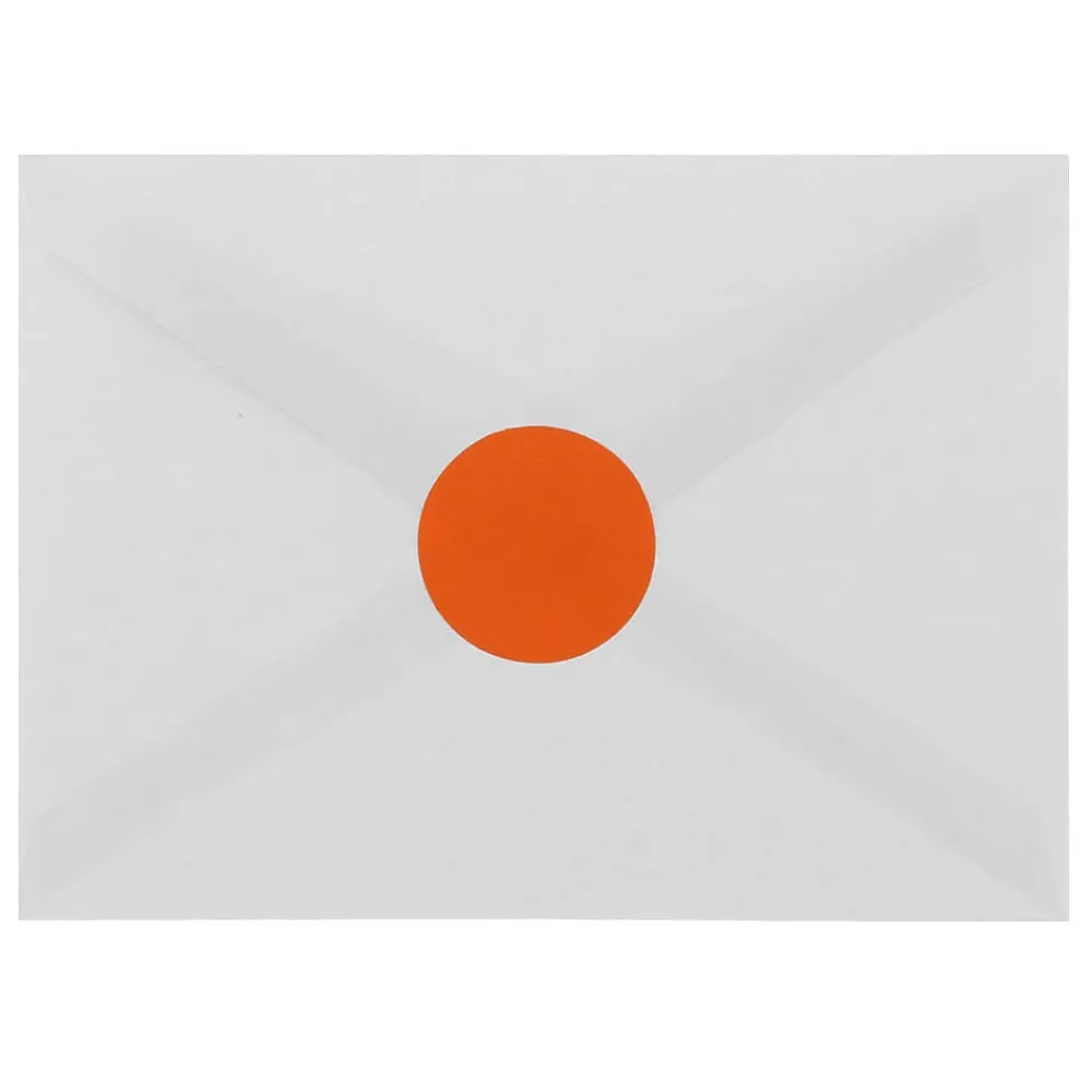 Sale JAM Paper Circle Round Label Sticker Seals, 1 2/3" Diameter, , 24 Labels/Sheet, 5 Sheets/Pack (147627053) Orange