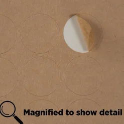 Hot JAM Paper Circle Round Label Sticker Seals, 0.75 Inch Diameter, Brown Kraft, 108/Pack (3147612188)