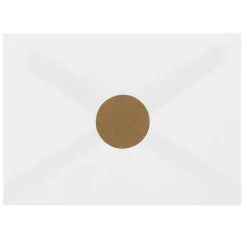 New JAM Paper Circle Round Label Sticker Seals, 1 2/3 Inch Diameter, , 120/Pack (3147612192) Brown Kraft