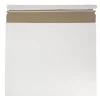 New JAM Paper ® Expandable Photo Mailer Envelopes with Self-Adhesive Closure, 15 x 12.5 x 1, White, 6 Rigid Mailers/Pack (38906707B)