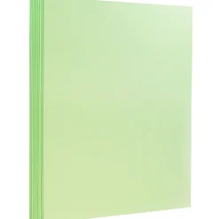 Card Stock*JAM Paper Extra Heavyweight 130 lb. Cardstock Paper, 8.5" x 11", Mint Green, 25 Sheets/Pack (296031635)
