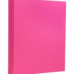 Card Stock*JAM Paper Extra Heavyweight 130 lb. Cardstock Paper, 8.5" x 11", Magenta Pink, 25 Sheets/Pack (296331630)