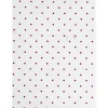 Pocket Folders|JAM Paper Handmade Two-Pocket Recycled Presentation Folders, White with Burgundy Dots, 100/Box (9935980B100)