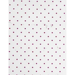 Pocket Folders|JAM Paper Handmade Two-Pocket Recycled Presentation Folders, White with Burgundy Dots, 100/Box (9935980B100)