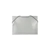 JAM Plastic Portfolio Case with Elastic Closure, Clear (334551)<JAM Paper Online