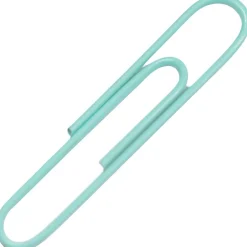 Clips & Fasteners|JAM Paper Jumbo Paper Clips, , 3 Packs of 75 (21832065B) Teal