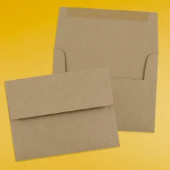 Outlet JAM Paper Kraft A2 Invitation Envelopes, 4.375 x 5.75, Brown Kraft Paper Bag, 50/Pack (LEKR600I)