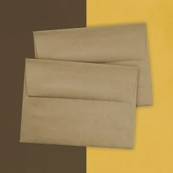 Outlet JAM Paper Kraft A6 Invitation Envelopes, 4.75 x 6.5, Brown Kraft Paper Bag, 25/Pack (LEKR650)