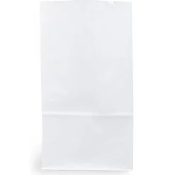 Lunch Totes & Water Bottles|JAM Paper Kraft Lunch Bags, Large, 6" x 11" x 3.5", White, Bulk 500 Bags/Box (692KRWHB)