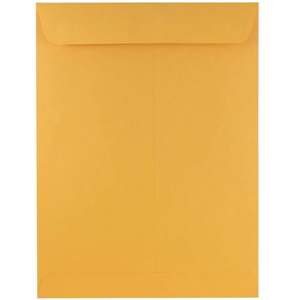 Sale JAM Paper Kraft Open End Kraft Catalog Envelopes, 9" x 12", Brown Kraft, 50/Pack (4132I)