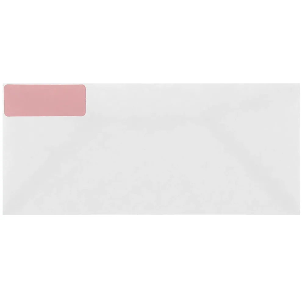 New JAM Paper Laser/Inkjet Address Label, 1" x 2 5/8", , 30 Labels/Sheet, 4 Sheets/Pack (4052895) Baby Pink