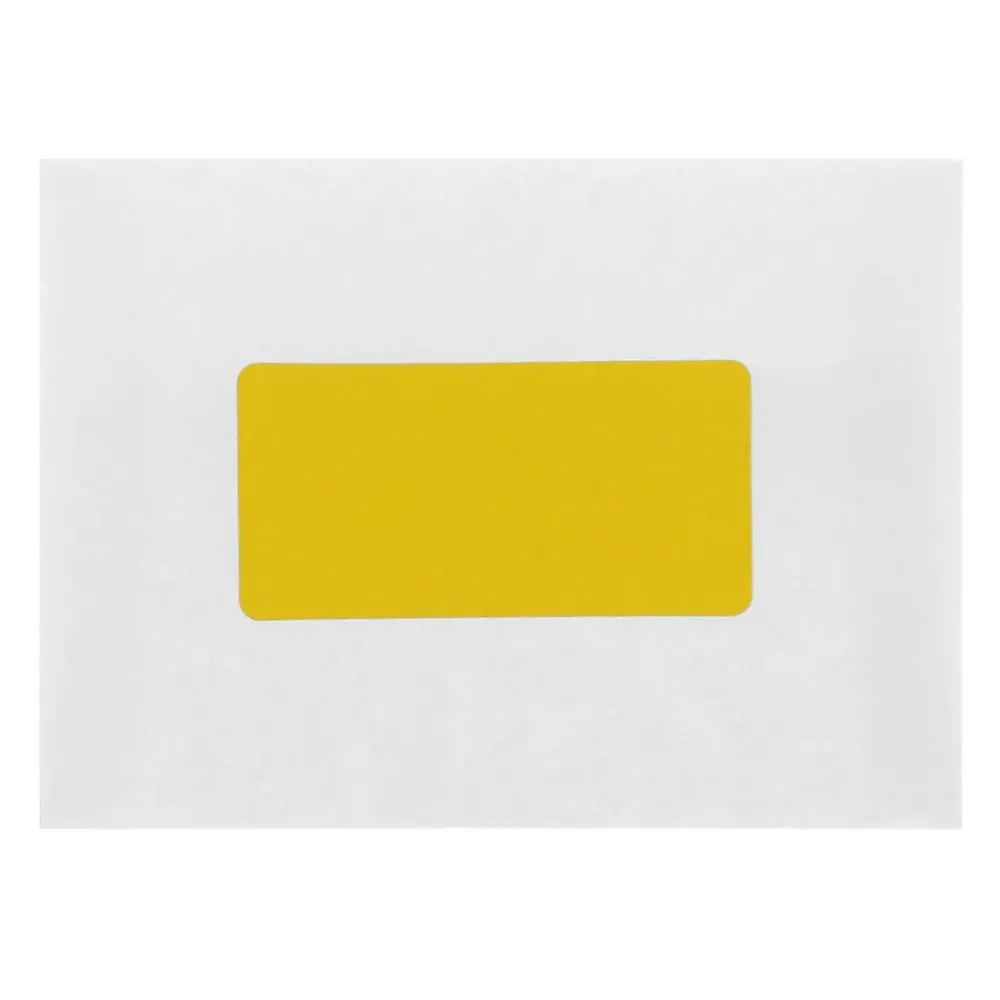 Hot JAM Paper Laser/Inkjet Shipping Address Labels, 2" x 4", , 10 Labels/Sheet, 12 Sheets/Pack (302724410) Yellow