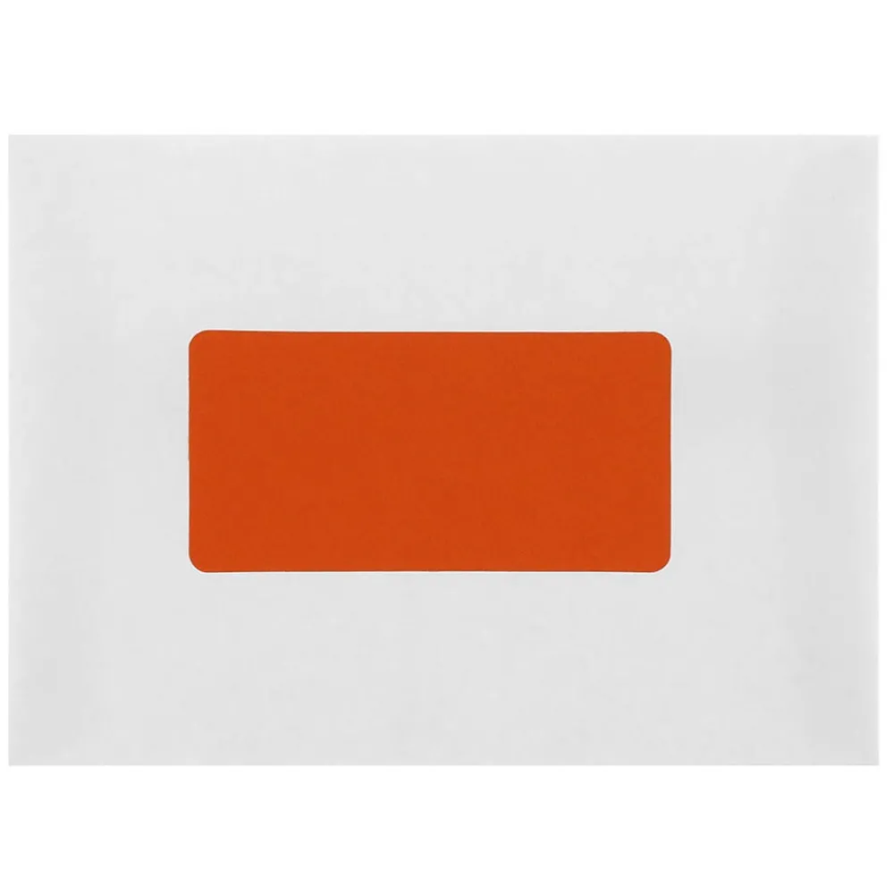 Online JAM Paper Laser/Inkjet Shipping Address Labels, 2" x 4", , 10 Labels/Sheet, 12 Sheets/Pack (302725784) Orange