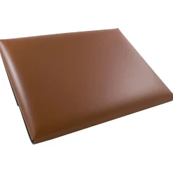 Leather Portfolio Case with Snap Closure, Brown, 12/Carton (2233320843B)<JAM Paper New