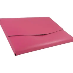 Leather Portfolio Case with Snap Closure, Pink, 12/Carton (2233320839B)<JAM Paper Hot