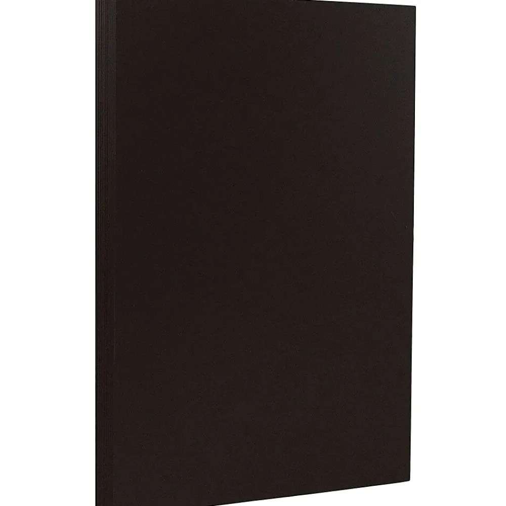 Multipurpose Paper*JAM Paper Legal Matte 8.5" x 14" Multipurpose Paper, 28 lbs., Black, 50 Sheets/Pack (64429500)