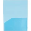 Pocket Folders|JAM Paper Light Weight Two-Pocket Plastic Presentation Folders, Blue, 6/Pack (381BLUED)