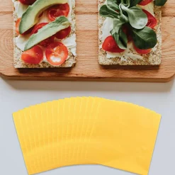 JAM Paper Lunch Napkin, 2-ply, Yellow, 50 Napkins/Pack (255621945)