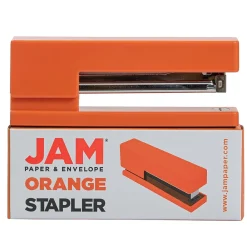 Staplers|JAM Paper Modern Desktop Stapler, 10 Sheet Capacity, Orange (337ORZ) Purple
