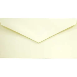 JAM Paper Monarch Open End #7 Invitation Envelope, 3 7/8" x 7 1/2", Ivory, 50/Pack (3197718I)