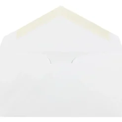 Best JAM Paper Monarch Security Tinted Business Envelope, 3 7/8" x 7 1/2", White, 1000/Carton (04093007B)