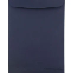 Hot JAM Paper Open End Catalog Envelope, 9" x 12", Navy Blue, 50/Pack (51287431I)