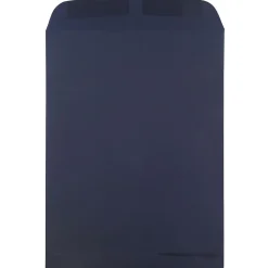 Hot JAM Paper Open End Catalog Envelope, 9" x 12", Navy Blue, 50/Pack (51287431I)