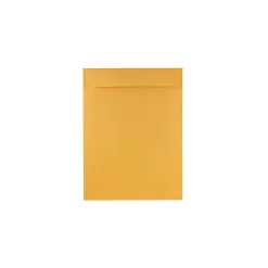 Outlet JAM Paper Open End Catalog Envelopes, 9" x 12", Brown Kraft Manila, 500/Pack (4132C)