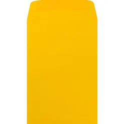 New JAM Paper Open End Catalog Envelope, 6" x 9", Yellow, 100/Pack (212815443F)