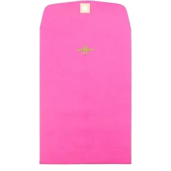JAM Paper Open End Clasp #1 Catalog Envelope, 6" x 9", Fuchsia Pink, 100/Box (900909024)