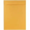 JAM Paper Open End Nonstandard Kraft Catalog Envelope, 9" x 12", Brown Kraft, 100/Pack (4132)