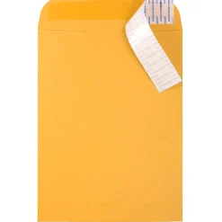 Hot JAM Paper Peel & Seal Kraft Open End Catalog Envelope, 9" x 12", Brown, 500/Pack (13034231C)