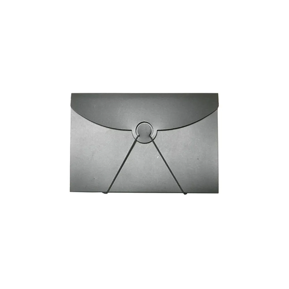 Plastic Portfolio Case with Hook & Loop Closure, Black (3555595)<JAM Paper Sale