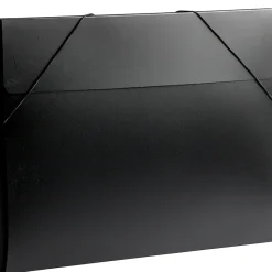 Plastic Portfolio Case with Elastic Closure, Black (6102 027)<JAM Paper Discount