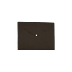 Plastic Portfolio Case with Snap Closure, Brown Kraft (BRCF3E)<JAM Paper Online